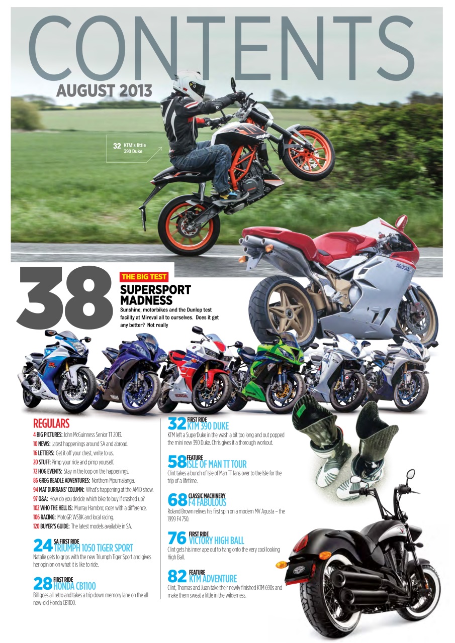 SuperBike South Africa Preview Pages