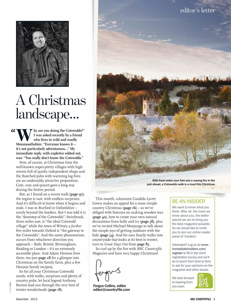 BBC Countryfile Magazine Preview Pages