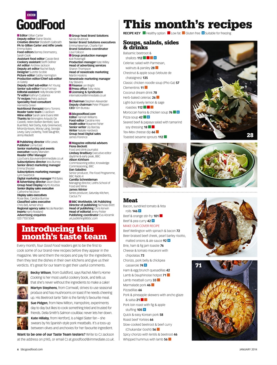 Good Food Magazine Preview Pages