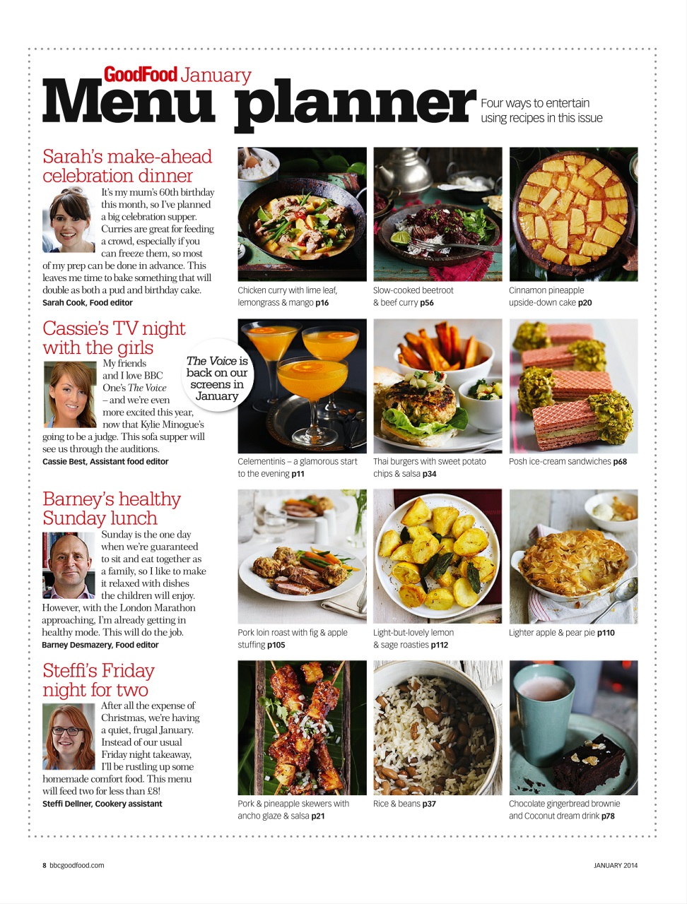 Good Food Magazine Preview Pages
