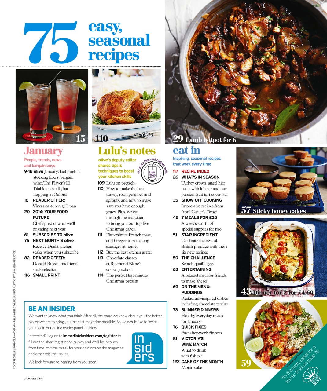 Olive Magazine Preview Pages