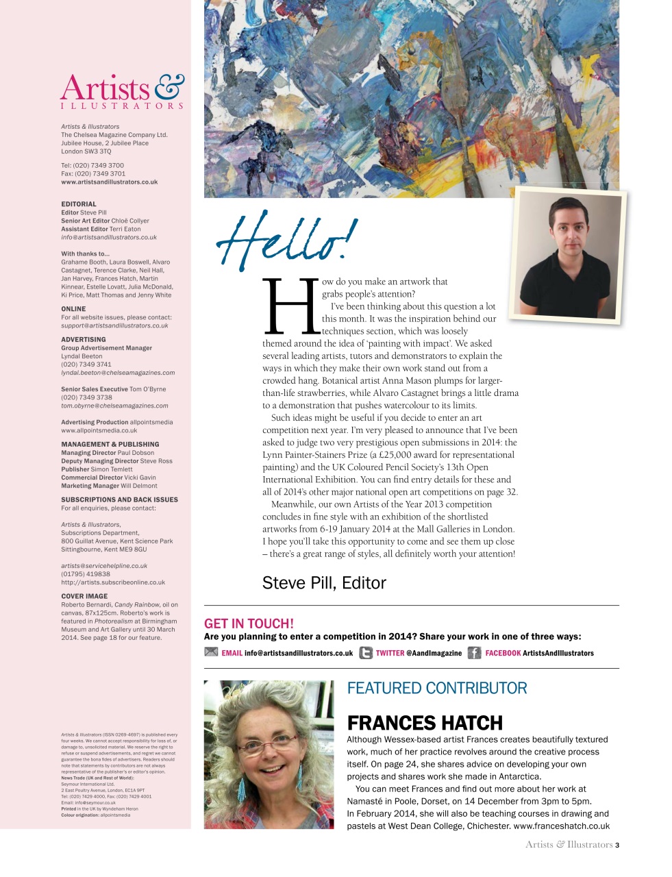 Artists & Illustrators Preview Pages