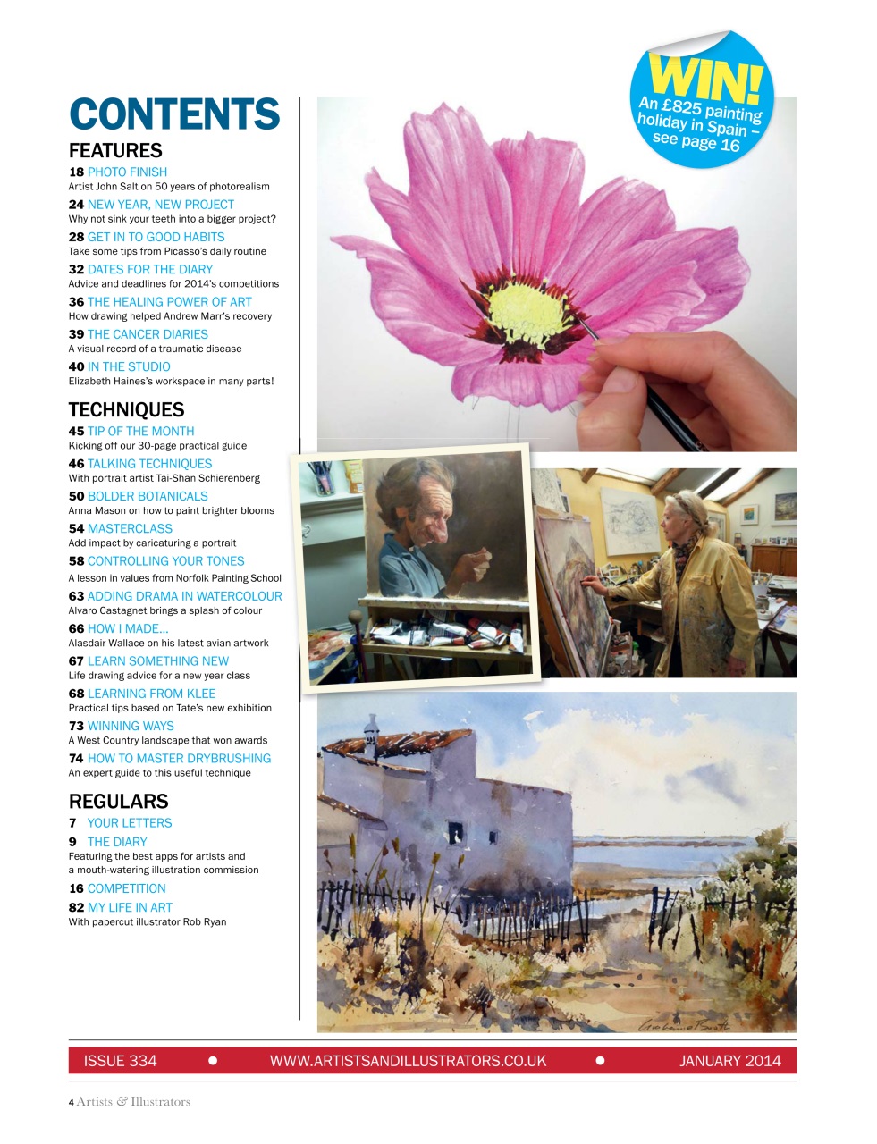 Artists & Illustrators Preview Pages