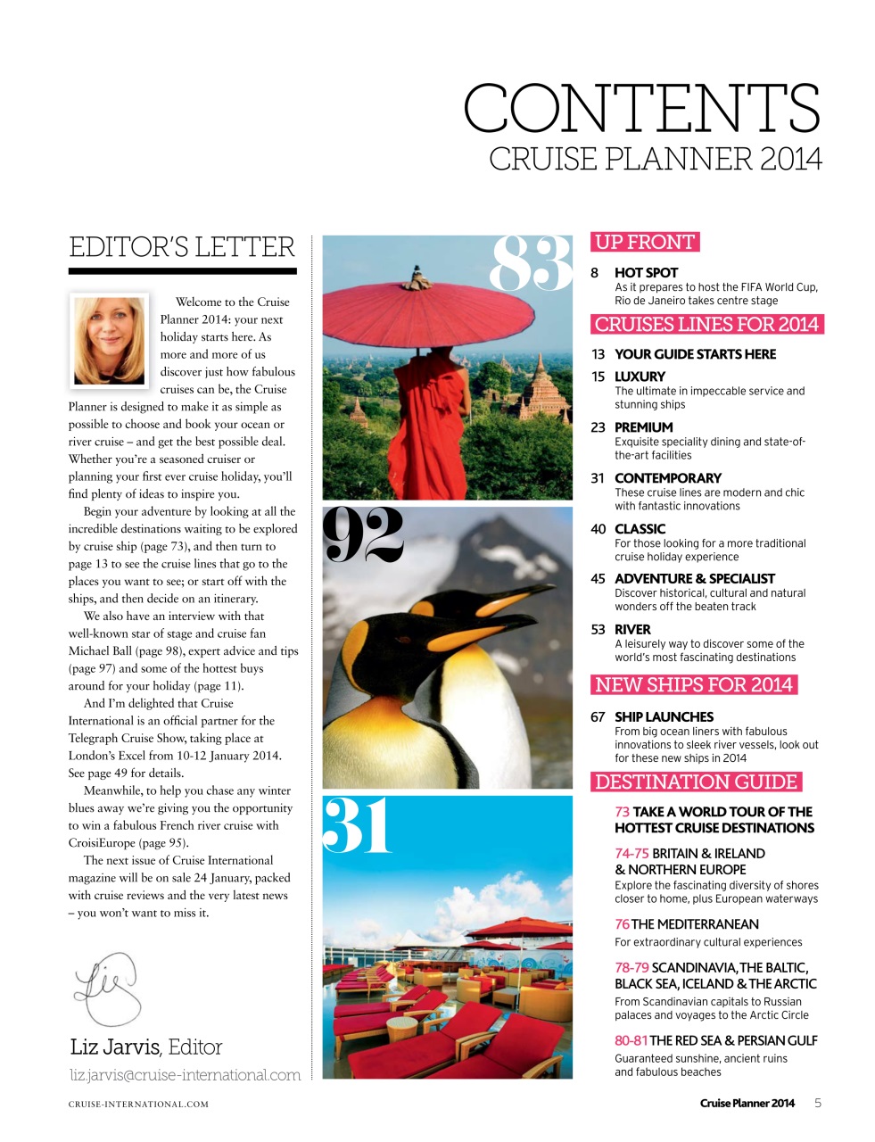 Cruise & Travel Preview Pages