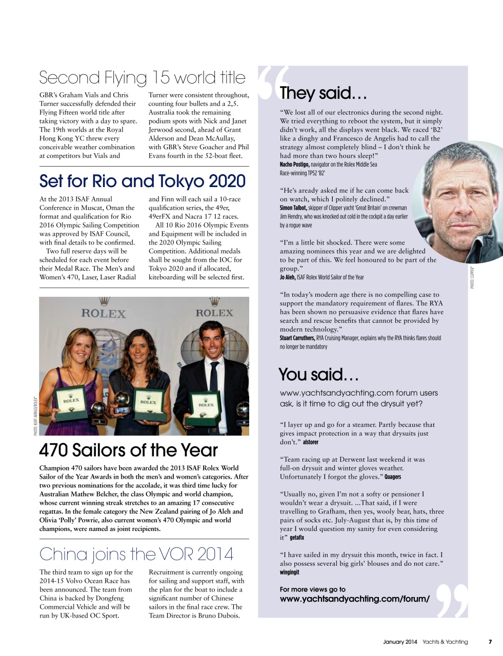 Yachts & Yachting Preview Pages