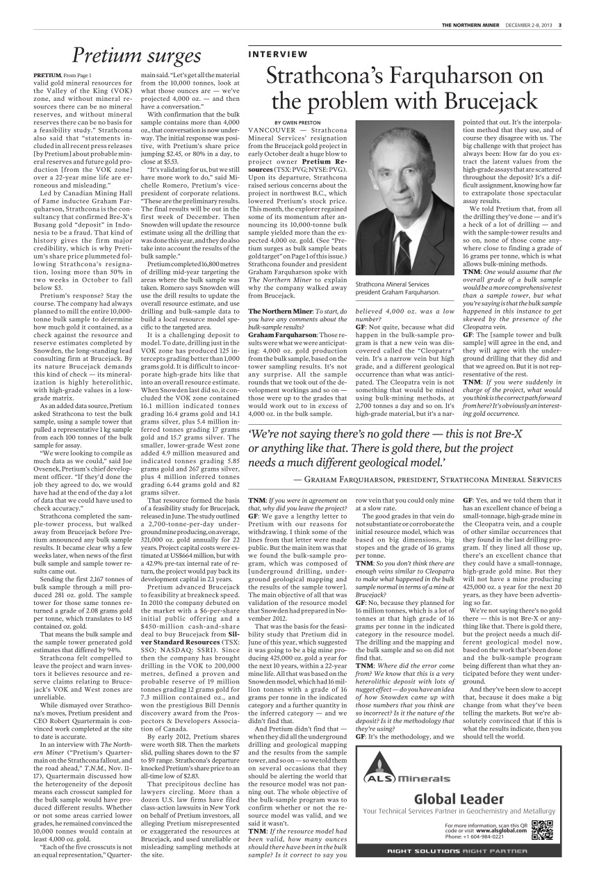 The Northern Miner Preview Pages