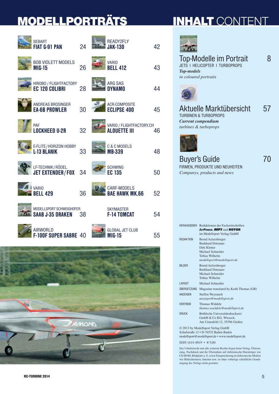 RC Turbine - Jets & Helicopter Preview Pages