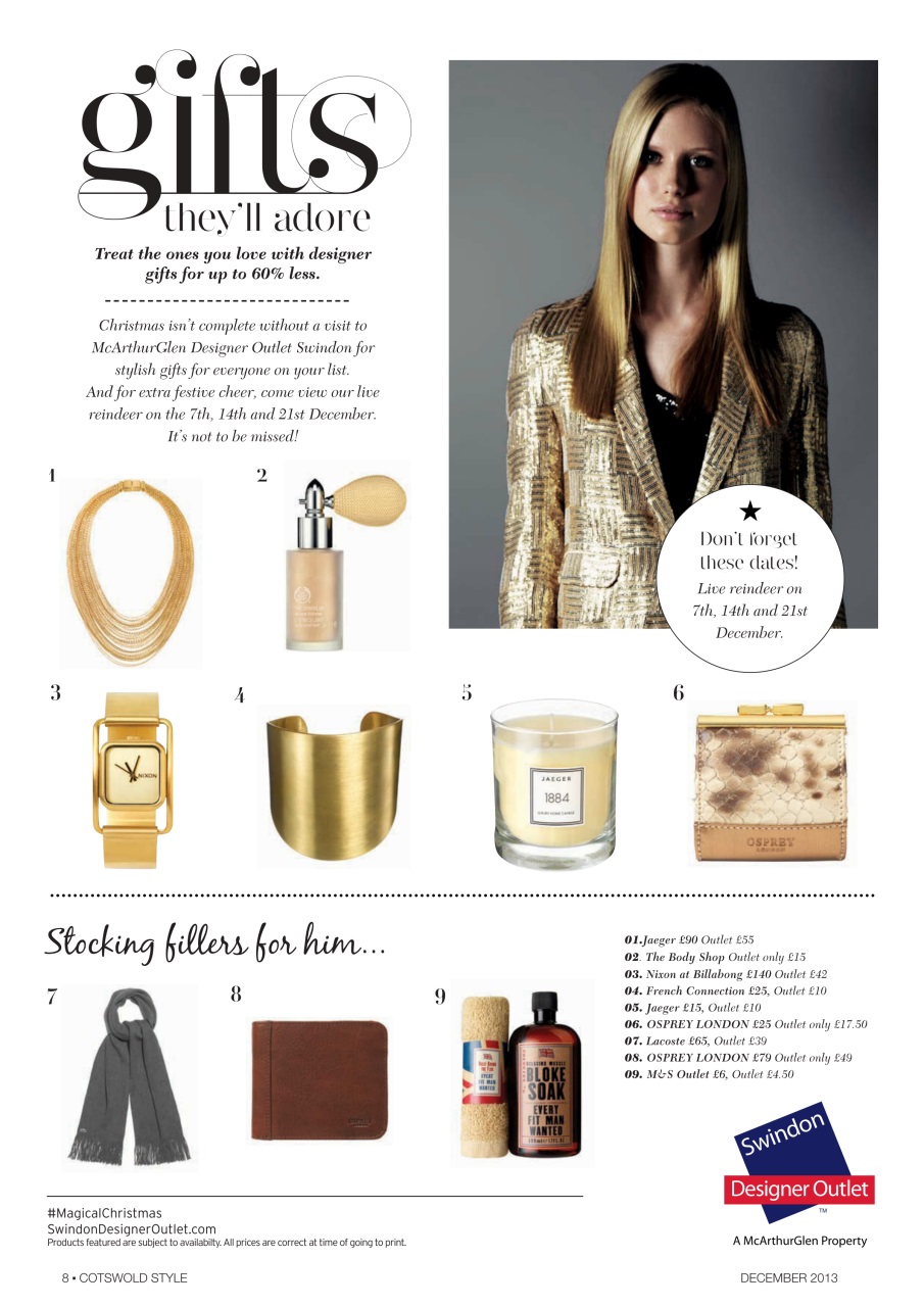 Cotswold Style Preview Pages