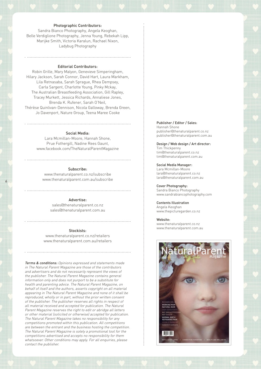The Natural Parent Magazine Preview Pages