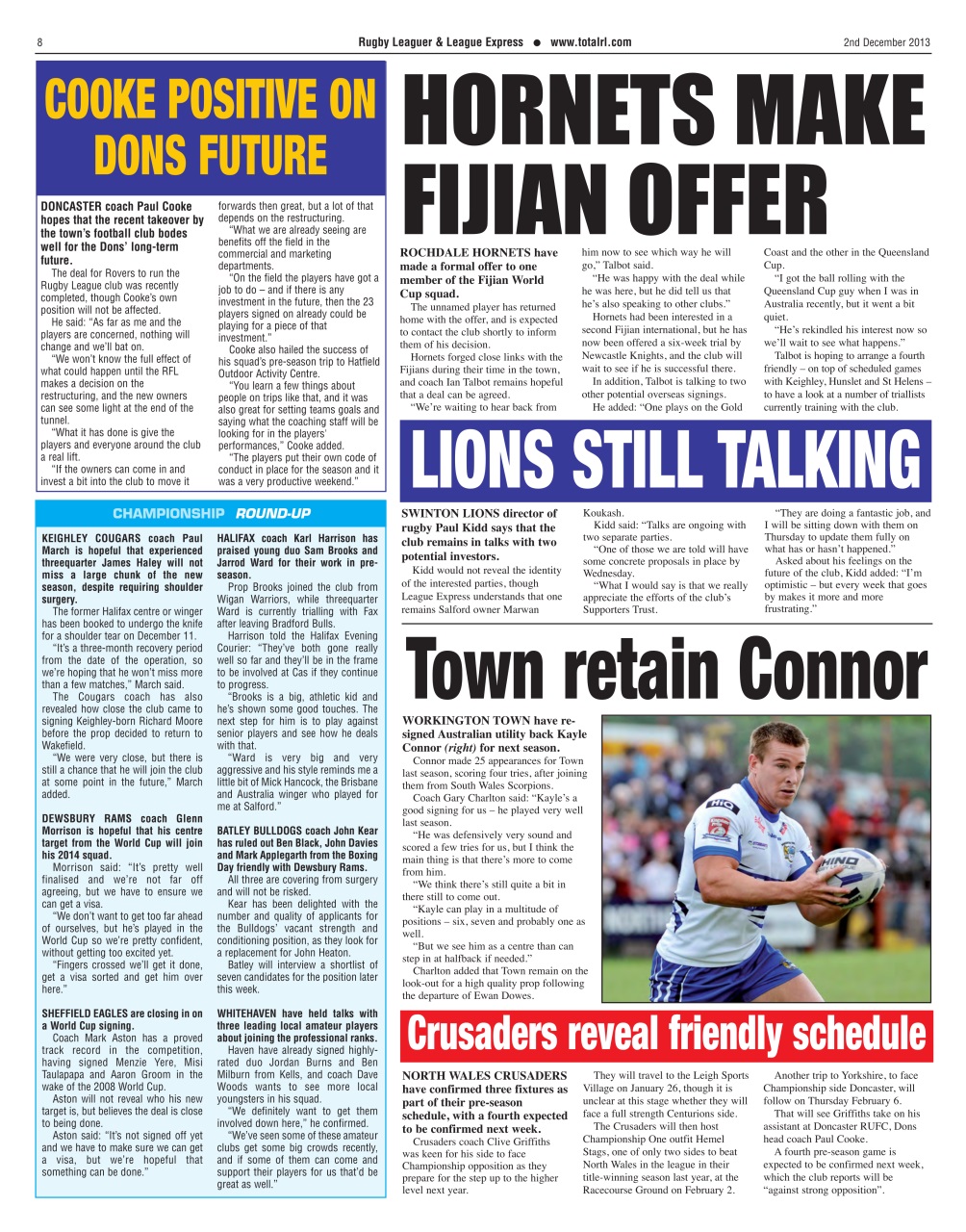 League Express Preview Pages