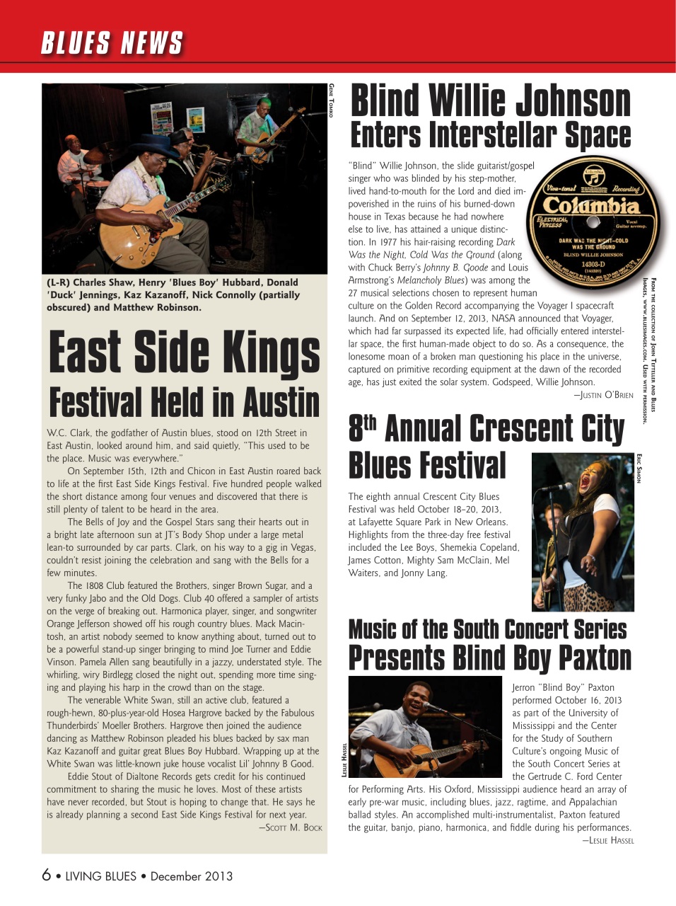 Living Blues Preview Pages