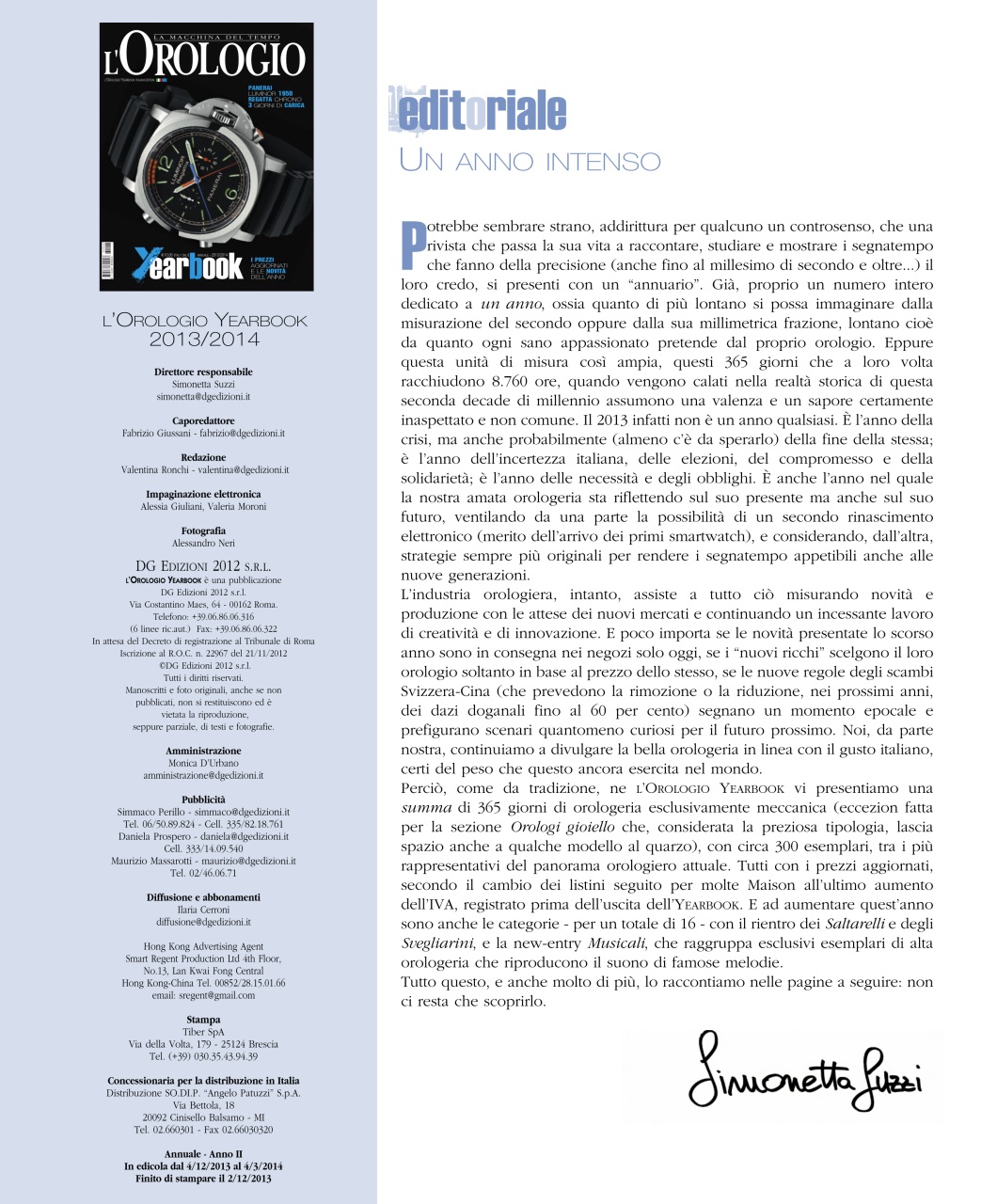 L'Orologio Preview Pages