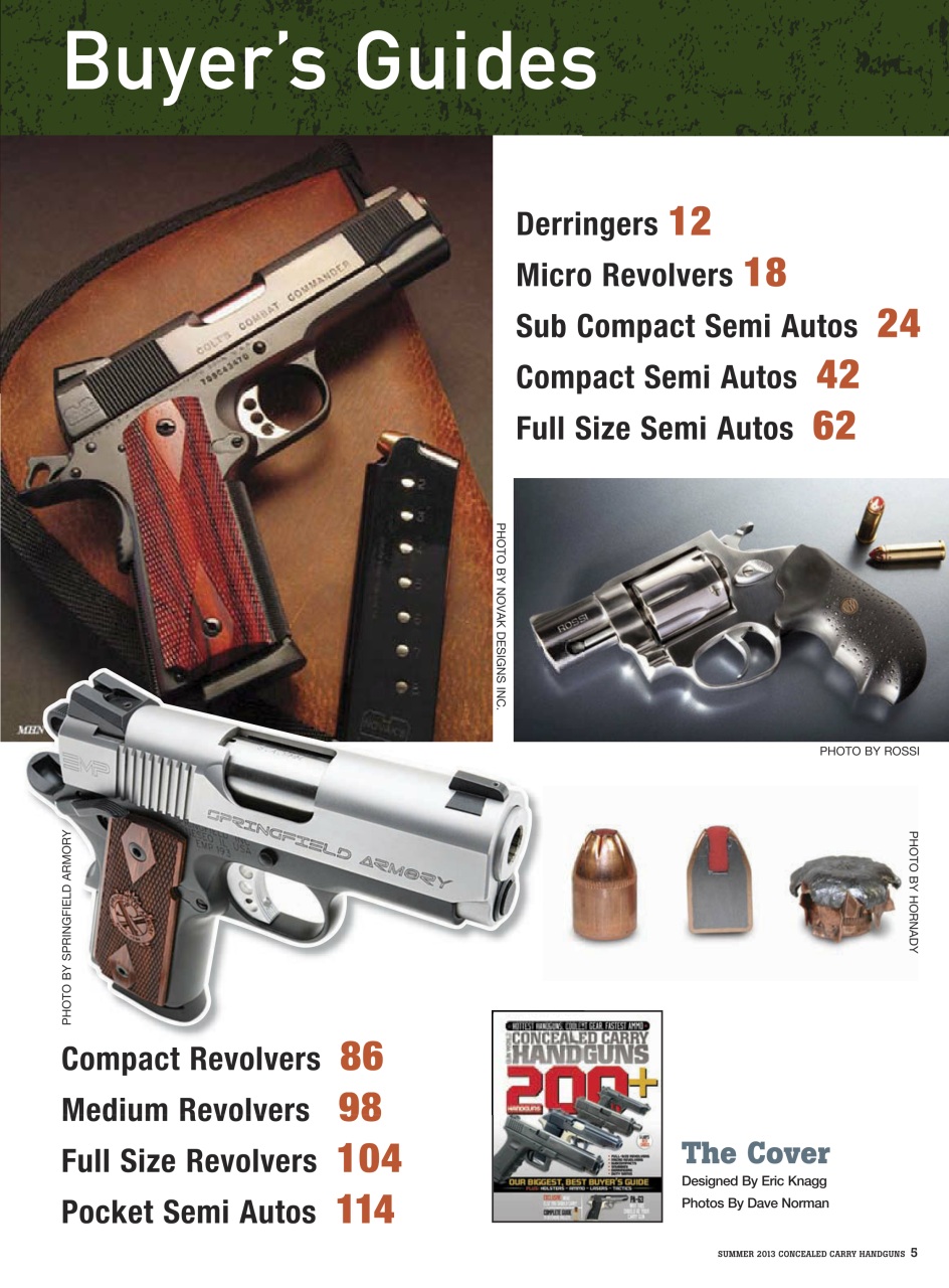Concealed Carry Handguns Preview Pages