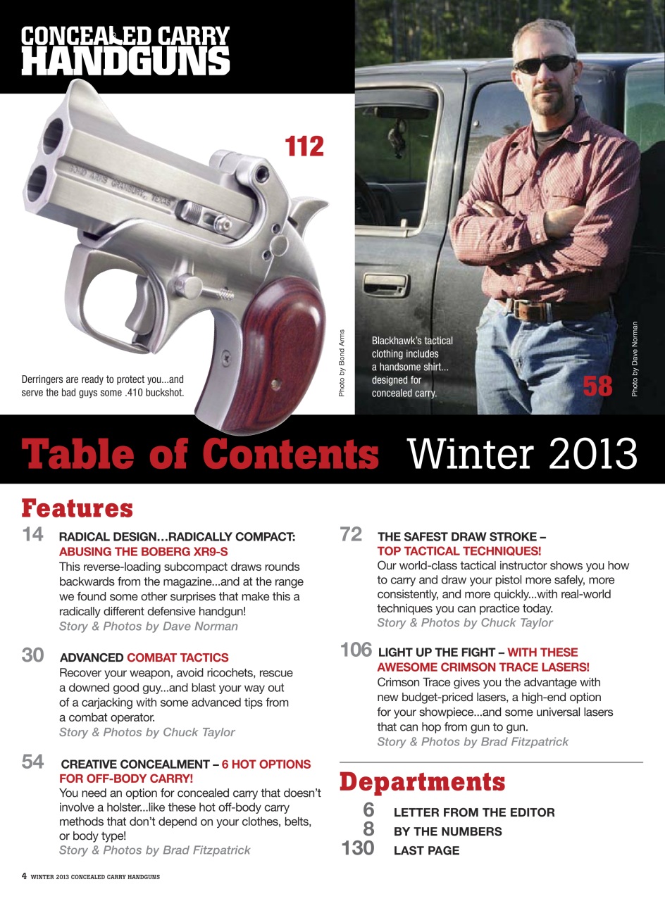 Concealed Carry Handguns Preview Pages
