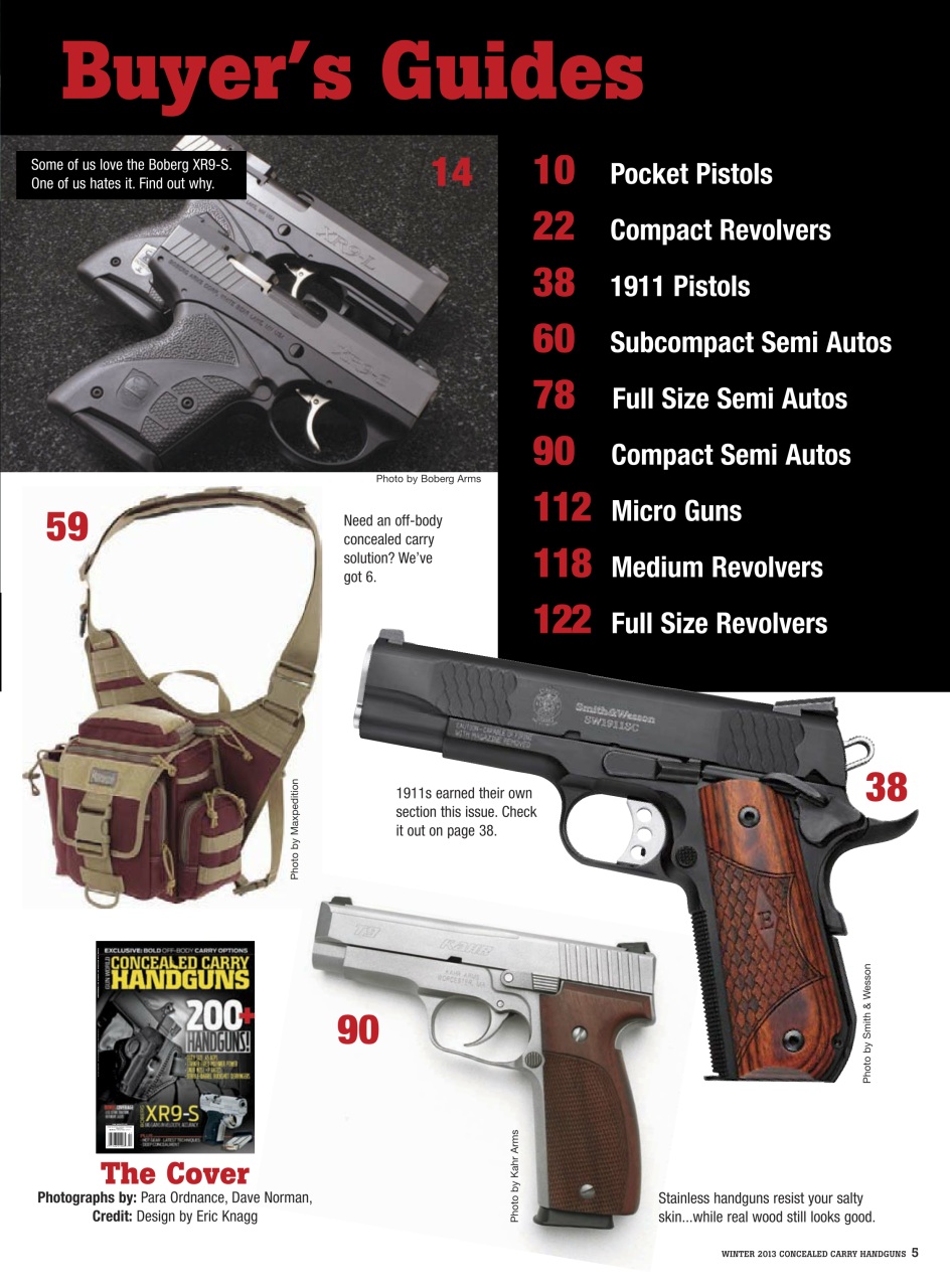 Concealed Carry Handguns Preview Pages