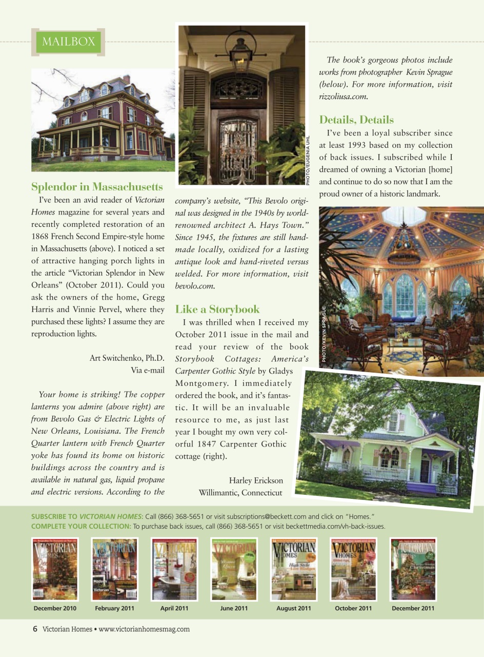 Victorian Homes Preview Pages