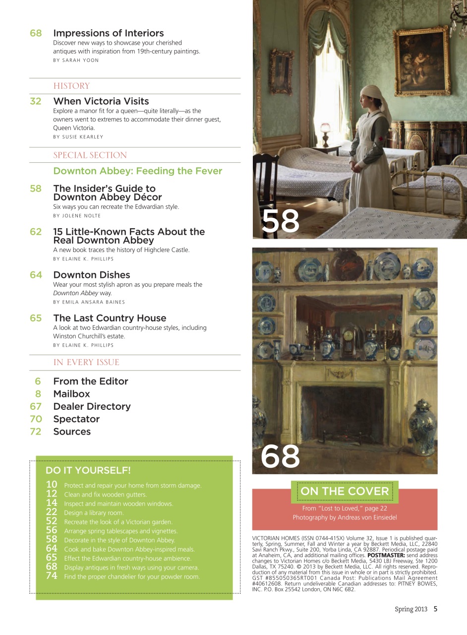 Victorian Homes Preview Pages