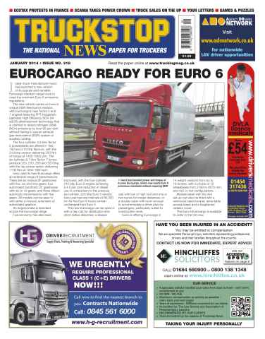 Truckstop News issue No.318Eurocargo Ready for Euro 6