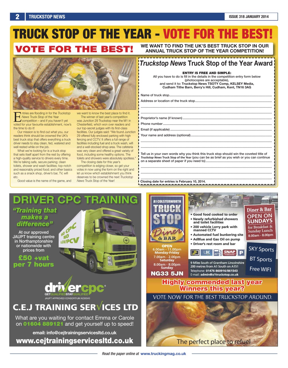 Truckstop News Preview Pages