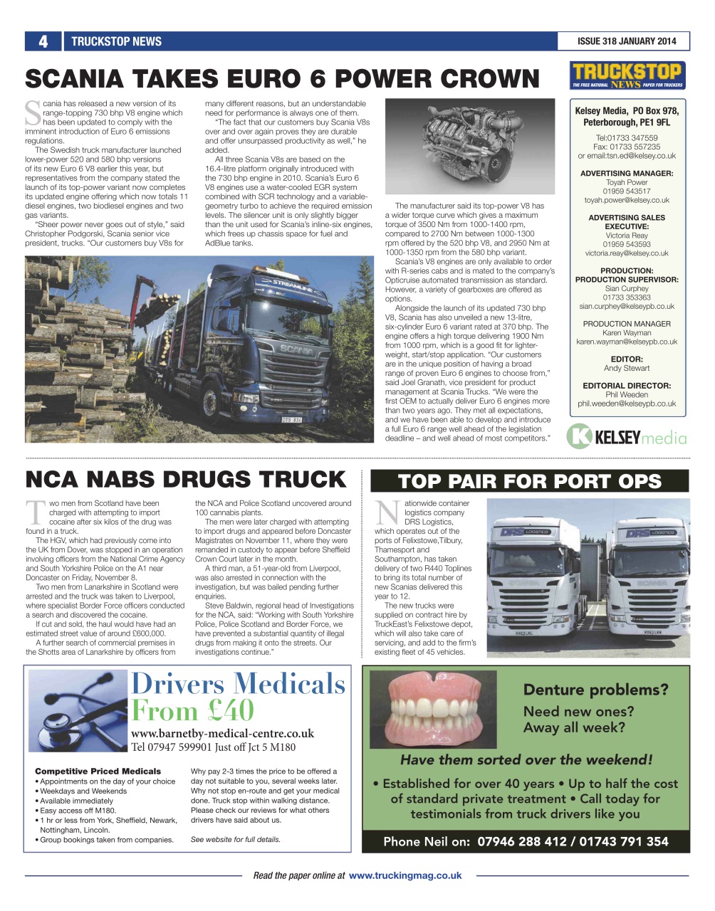 Truckstop News Preview Pages
