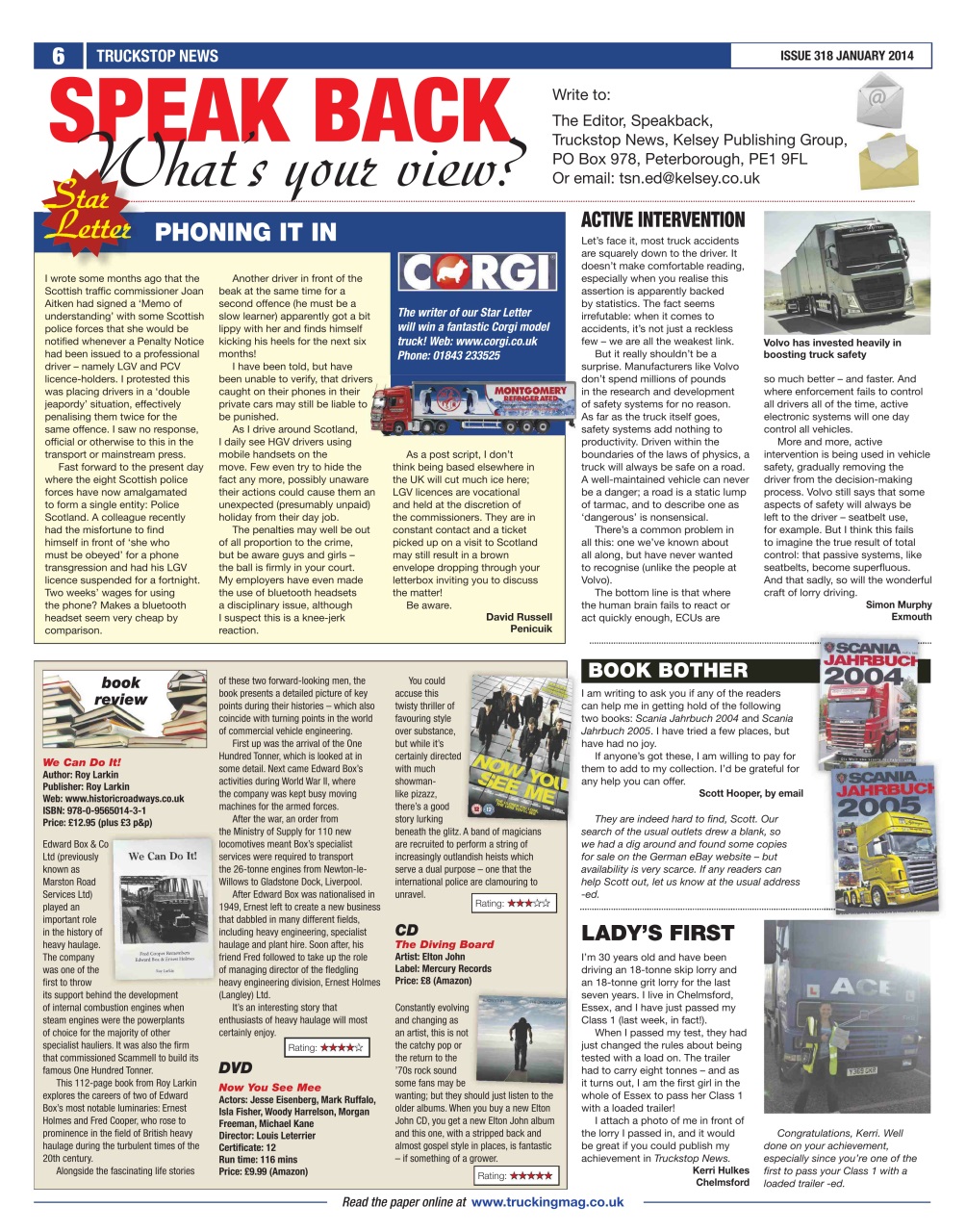 Truckstop News Preview Pages
