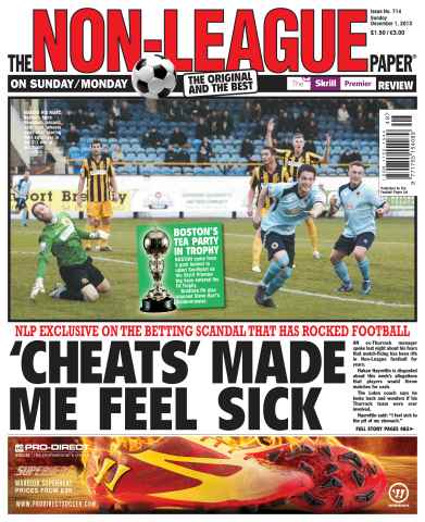 The Non-League Football Paper issue 1st December 2013