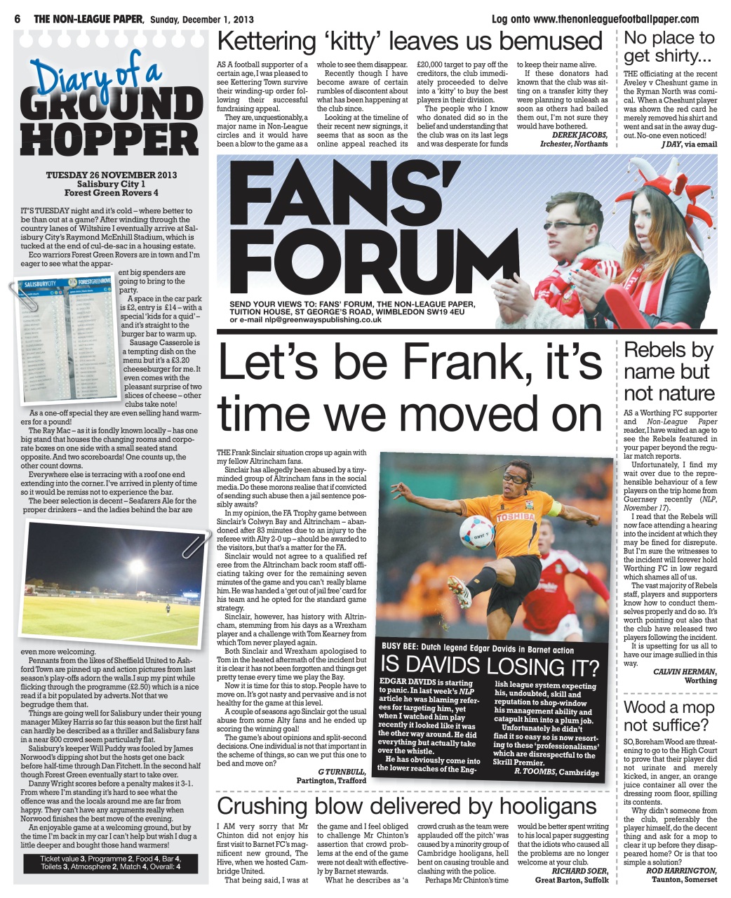 The Non-League Football Paper Preview Pages