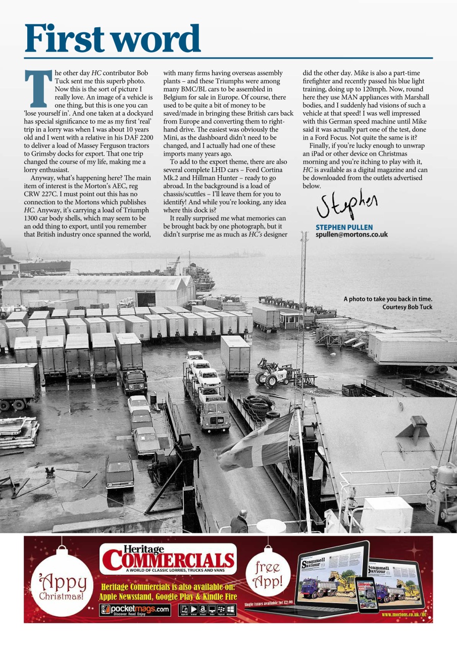 Heritage Commercials Magazine Preview Pages