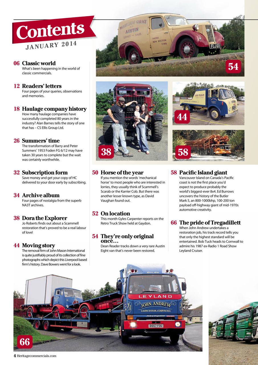Heritage Commercials Magazine Preview Pages