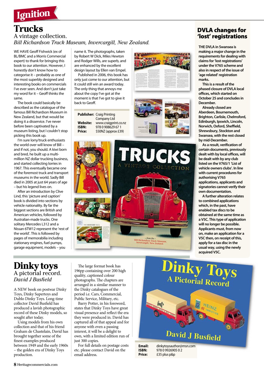 Heritage Commercials Magazine Preview Pages