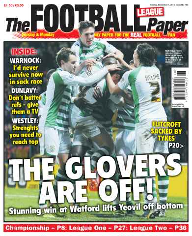 The Football League Paper issue 1st December 2013