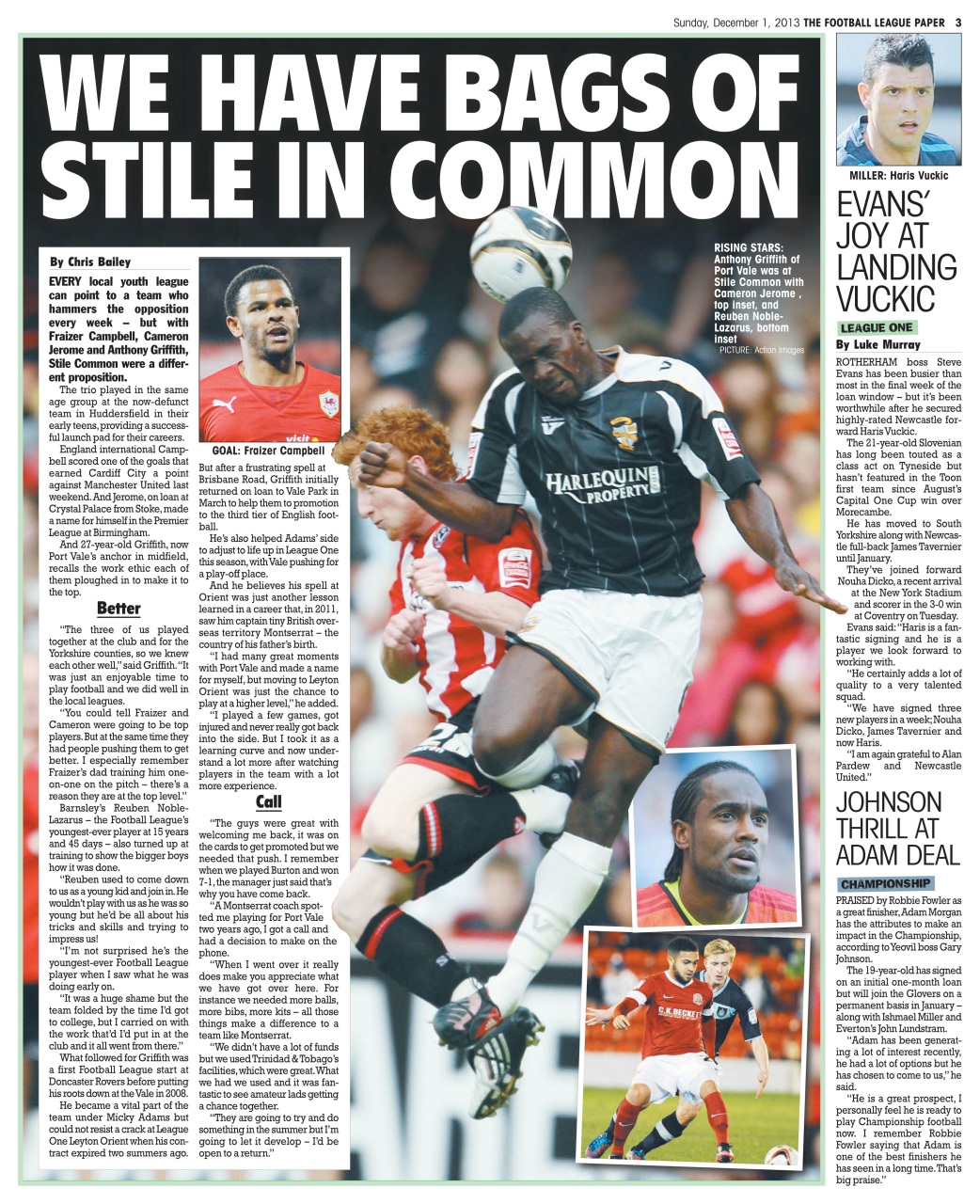 The Football League Paper Preview Pages