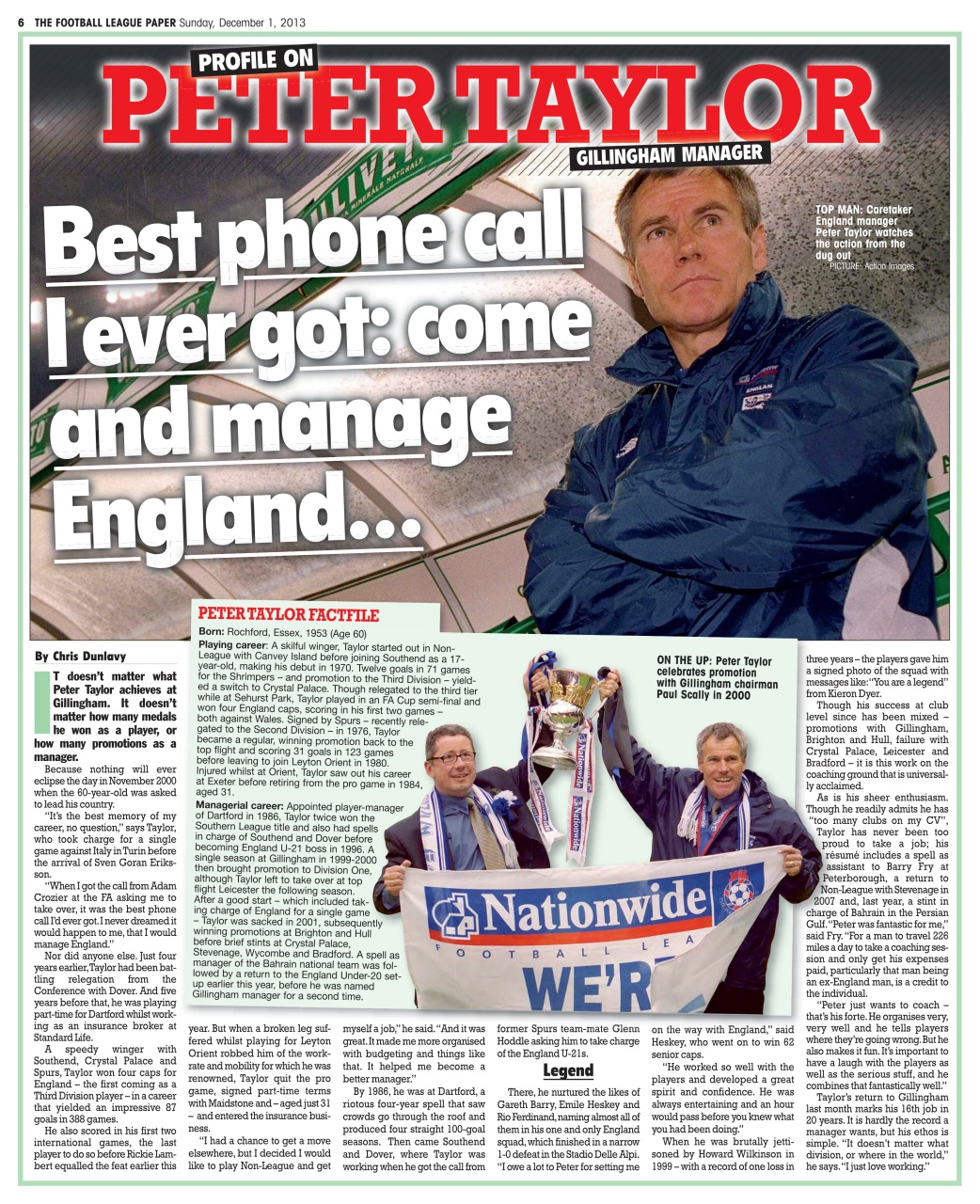 The Football League Paper Preview Pages
