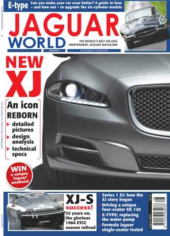 Jaguar World issue NEW XJ: An Icon Reborn Aug 2009