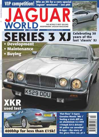 Jaguar World issue SERIES 3 XJ • Maintenance July09