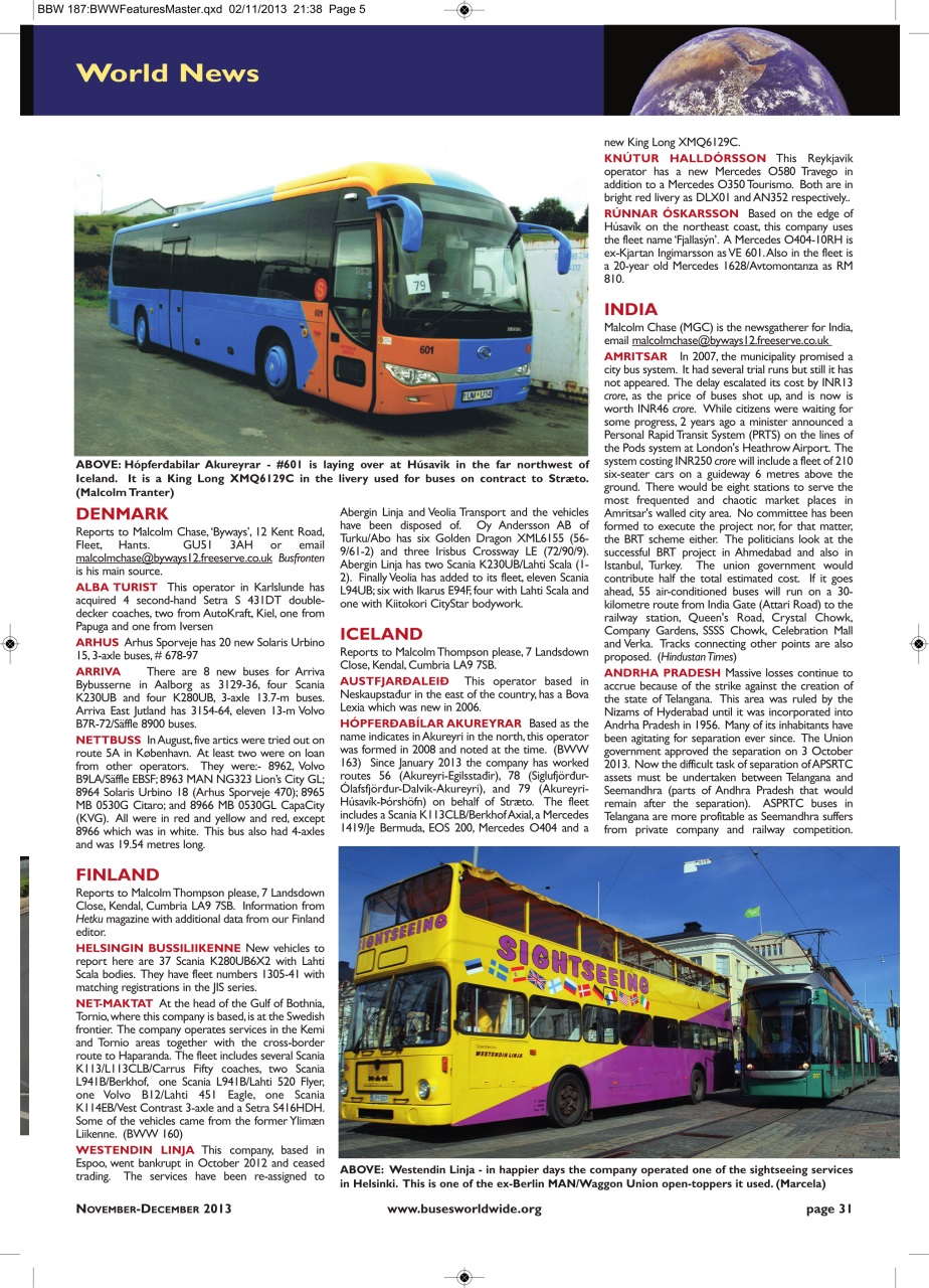 Buses Worldwide Preview Pages