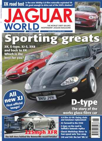 Jaguar World issue Sportinggreats XK E-type XJS XK8