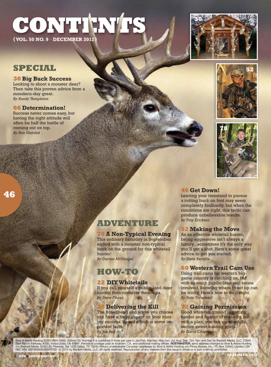 Bow & Arrow Hunting Preview Pages