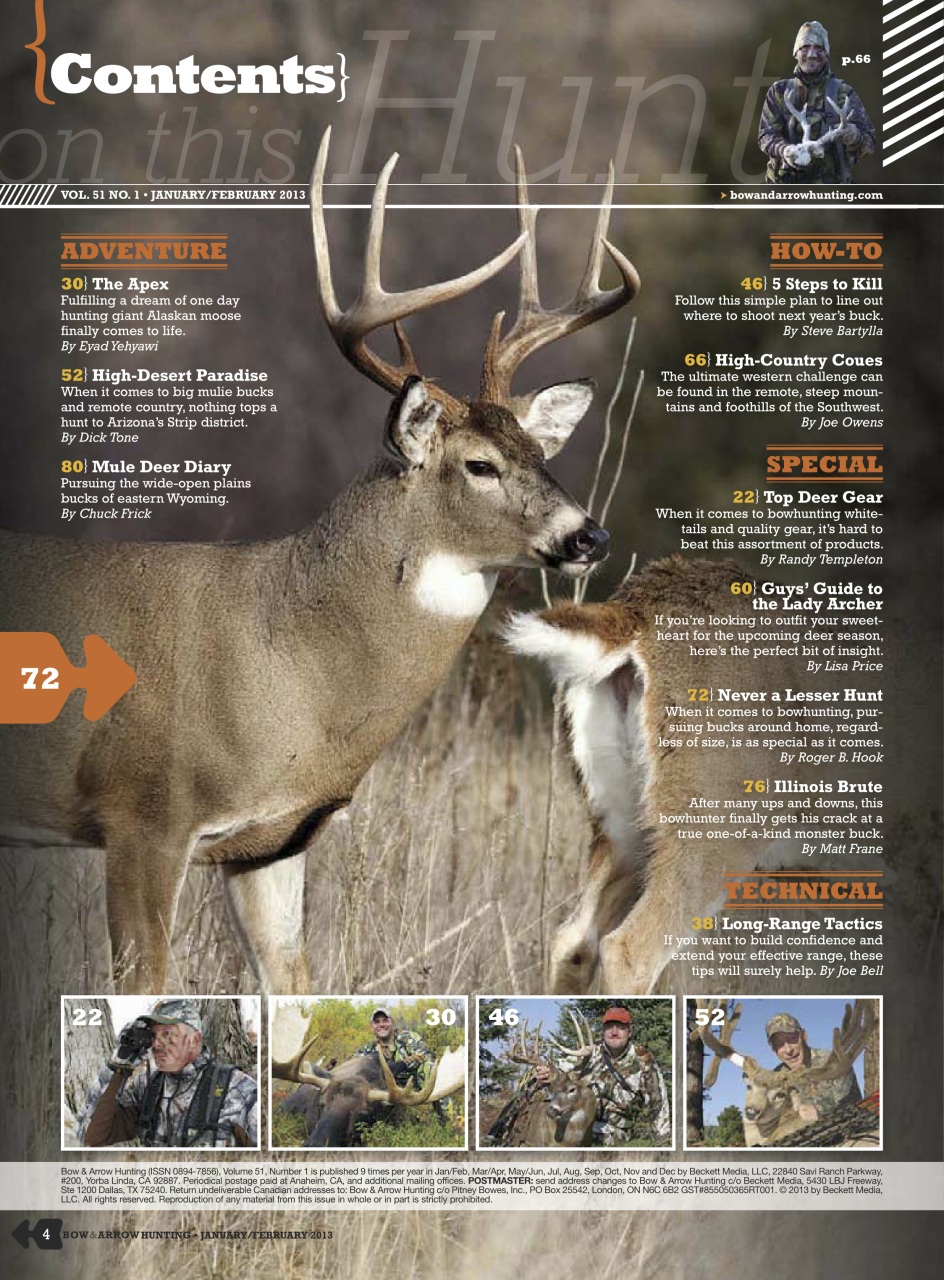 Bow & Arrow Hunting Preview Pages