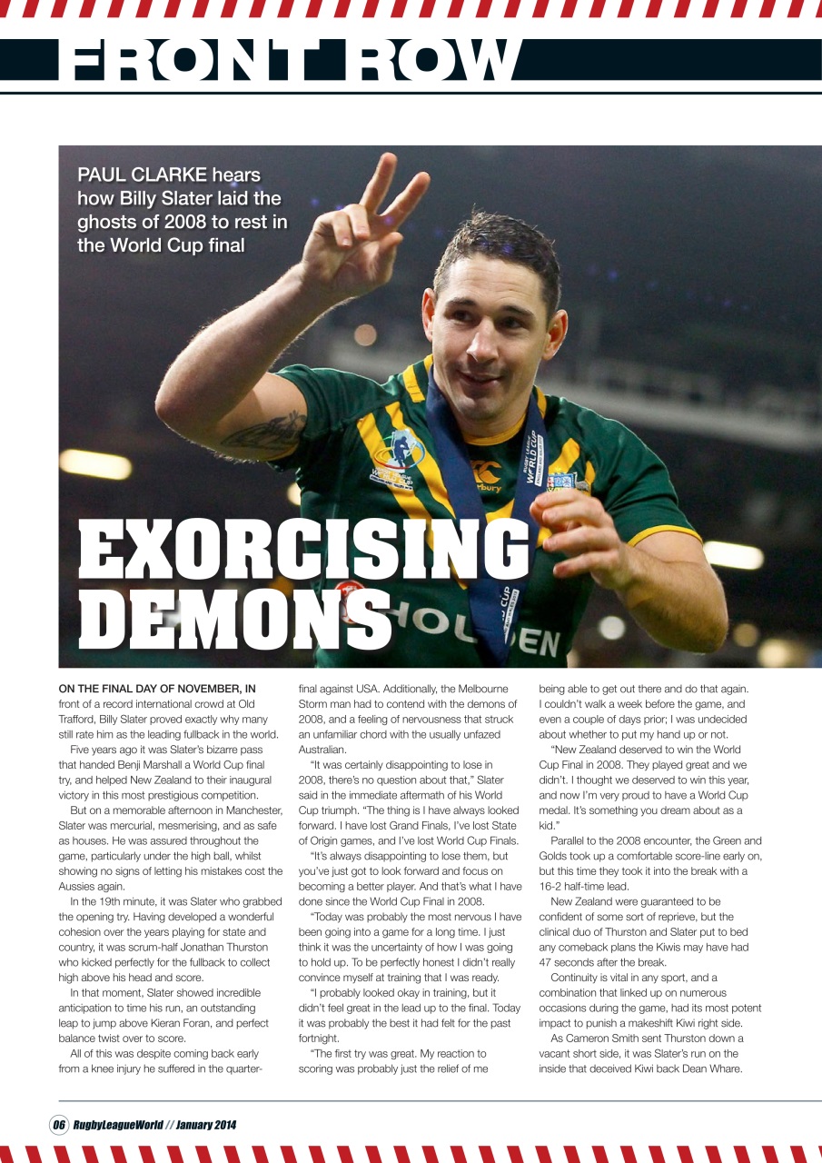 Rugby League World Preview Pages