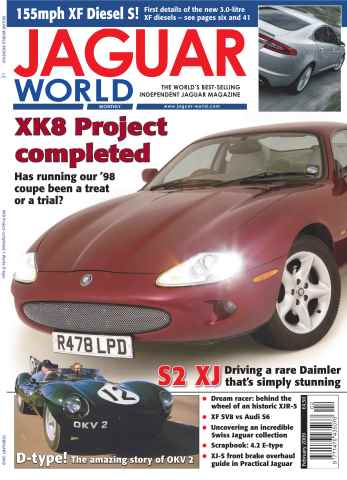 Jaguar World issue XK8 Project completed Feb 2009