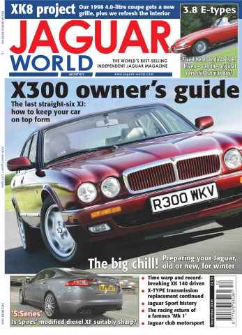 Jaguar World issue X300 owner’s guide December 2008