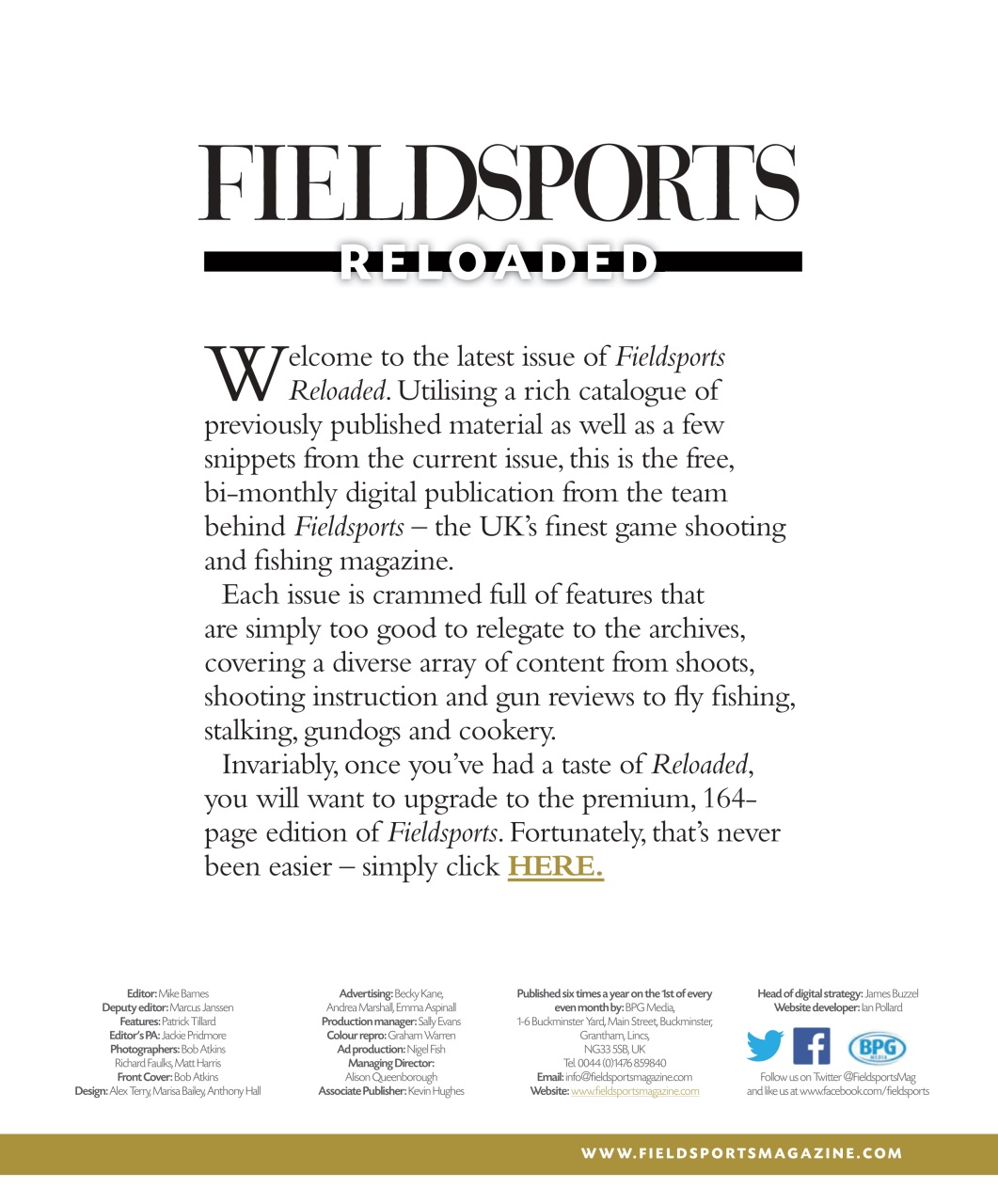 Fieldsports Journal Preview Pages