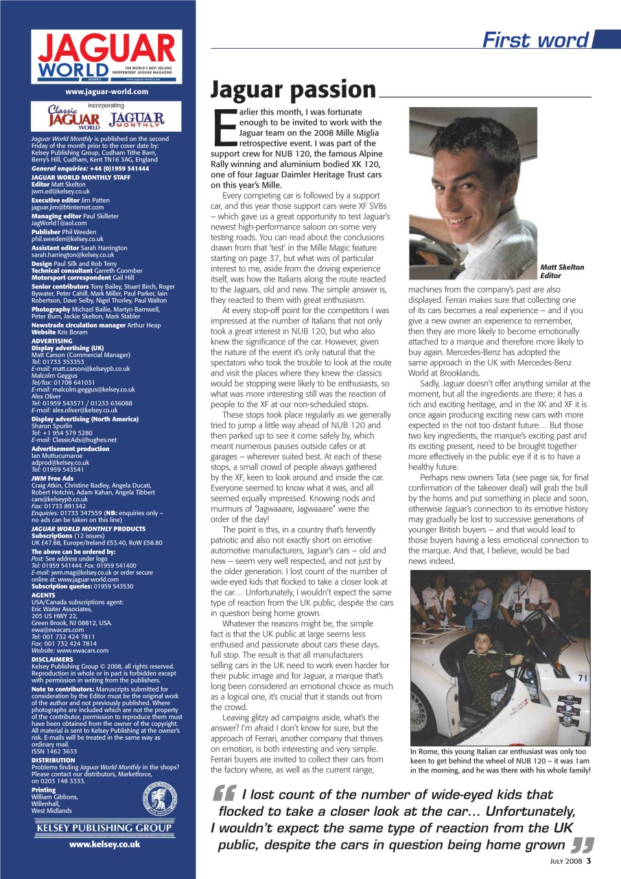 Jaguar World Preview Pages