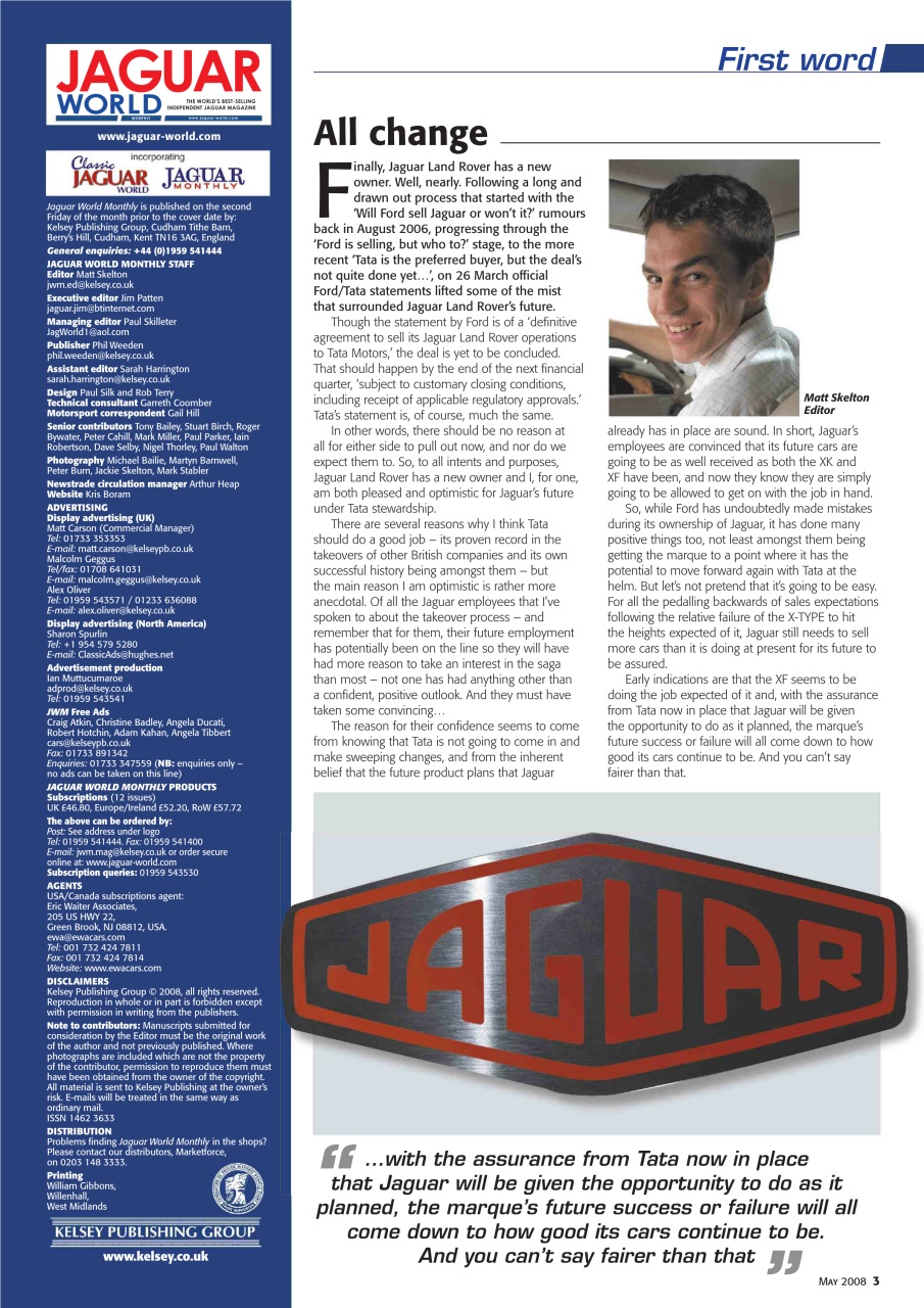 Jaguar World Preview Pages