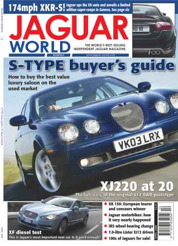 Jaguar World issue S-Type Buyers Guide April 08