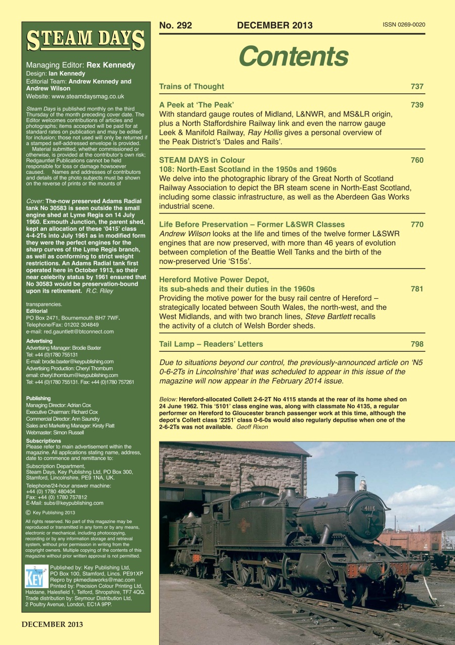 Steam Days Preview Pages