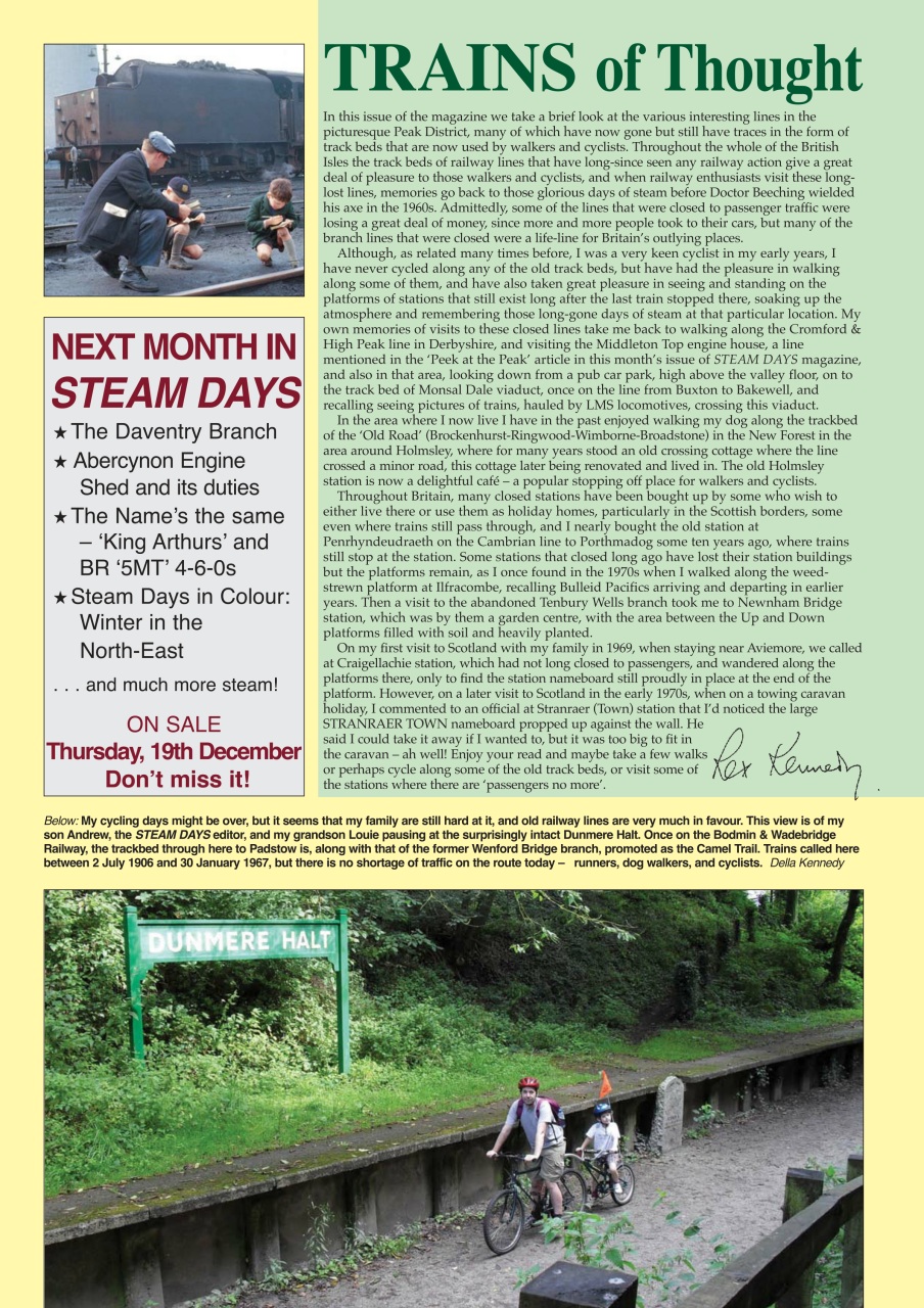 Steam Days Preview Pages