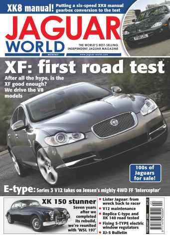 Jaguar World issue XF: First Road Test Feb 08
