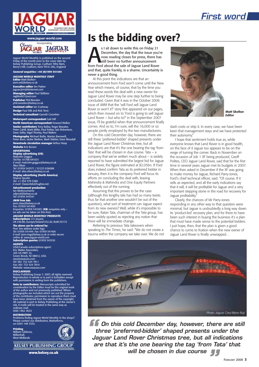 Jaguar World Preview Pages